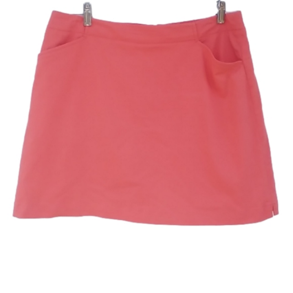 2/25 NEW NIKE Orange Golf Skort Dri-FIT  Women's Size 12 NWOT